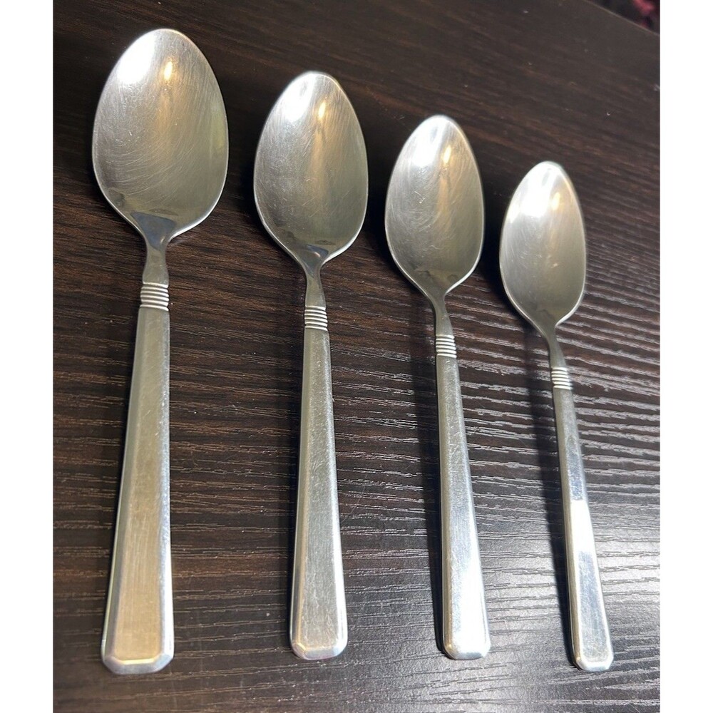 4 Vtg J.A. Henckels International Metrona 18/10 Stainless Tablespoon Replacement